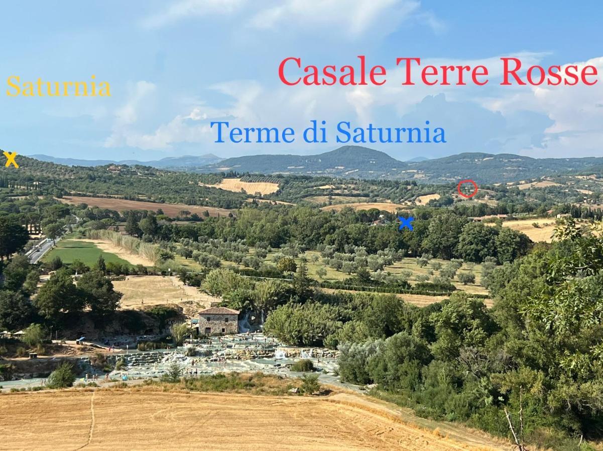 Bed and Breakfast Casale Terre Rosse Saturnia Exterior foto